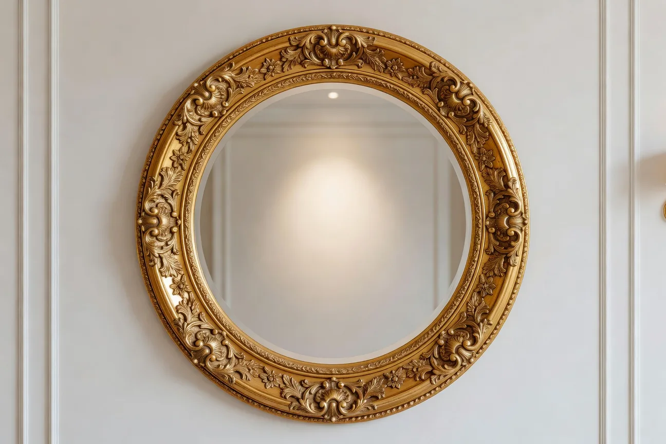 Ornate Gold Mirror